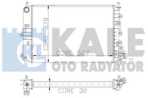 KALE OTO RADYATOR 103400 Радиатор, охлаждение двигателя