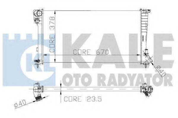 KALE OTO RADYATOR 160900