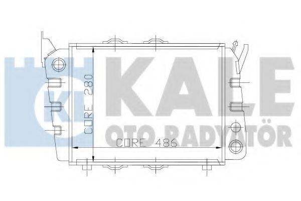 KALE OTO RADYATOR 164699 Радиатор, охлаждение двигателя