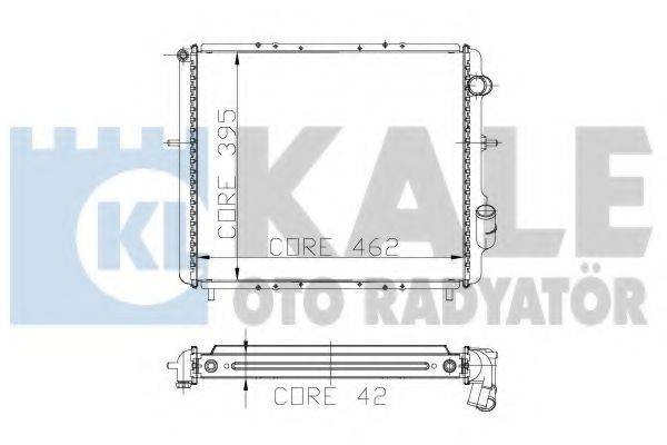 KALE OTO RADYATOR 207900 Радиатор, охлаждение двигателя