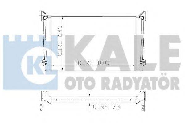 KALE OTO RADYATOR 236900 Интеркулер