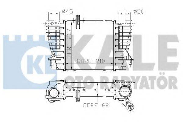 KALE OTO RADYATOR 243400 Интеркулер