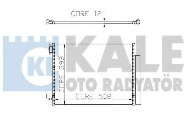 KALE OTO RADYATOR 301300 Конденсатор, кондиционер