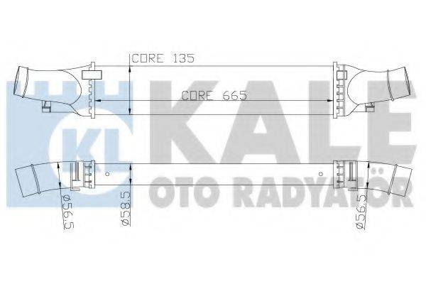 KALE OTO RADYATOR 342600 Интеркулер