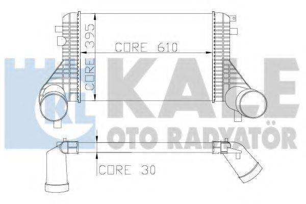 KALE OTO RADYATOR 342900 Интеркулер