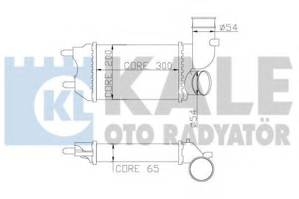 KALE OTO RADYATOR 343500 Интеркулер