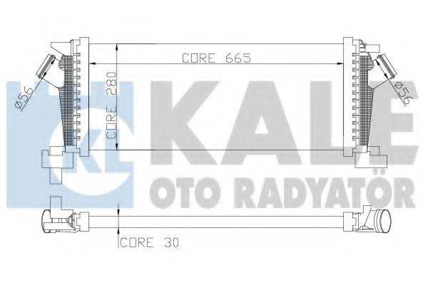 KALE OTO RADYATOR 344800 Интеркулер
