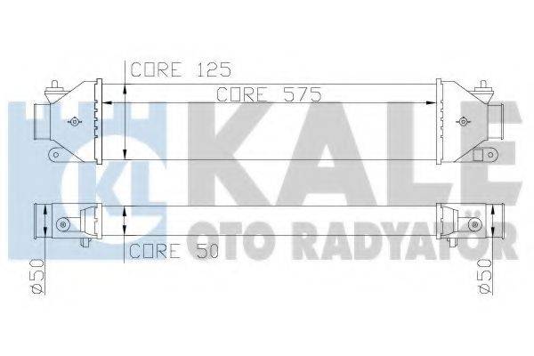 KALE OTO RADYATOR 346400 Интеркулер