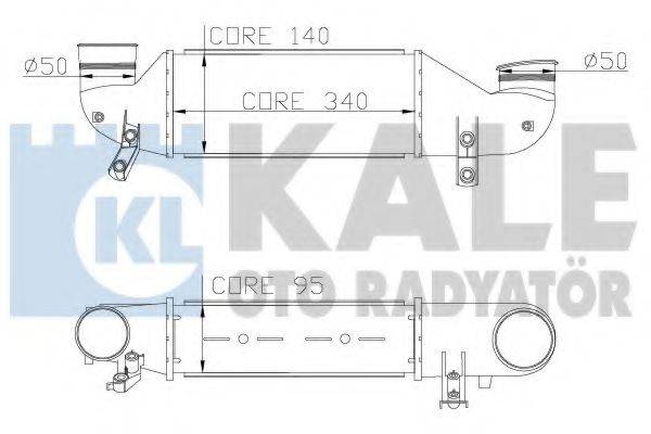 KALE OTO RADYATOR 346500 Интеркулер