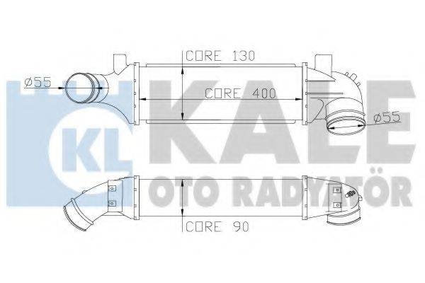 KALE OTO RADYATOR 346600 Интеркулер