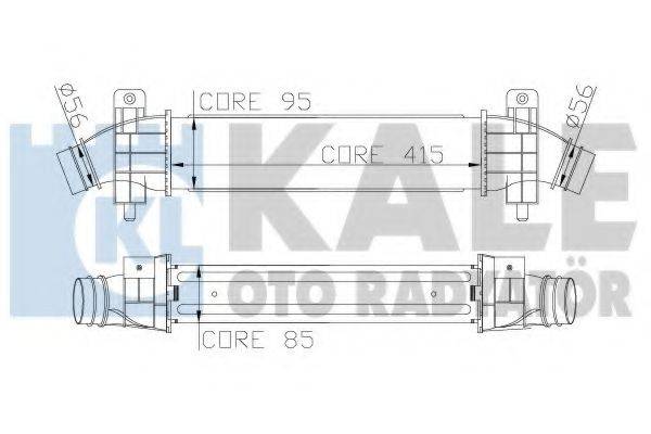 KALE OTO RADYATOR 346700 Интеркулер