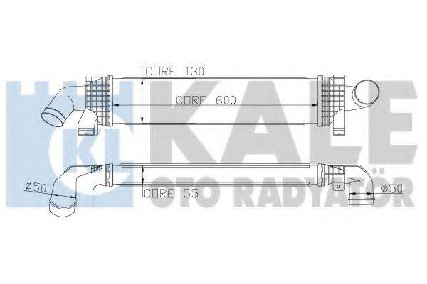 KALE OTO RADYATOR 346900 Интеркулер