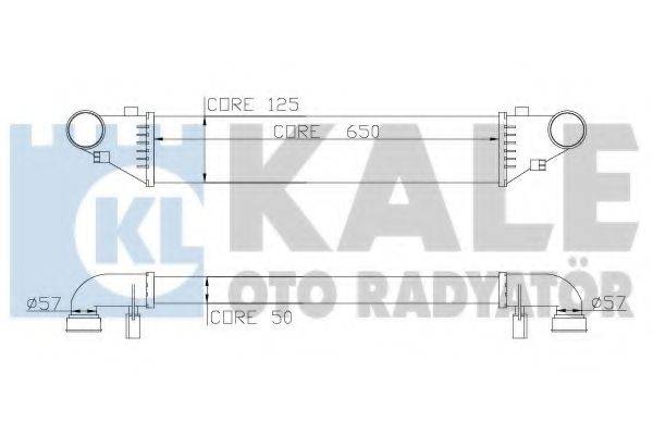 KALE OTO RADYATOR 347500 Интеркулер