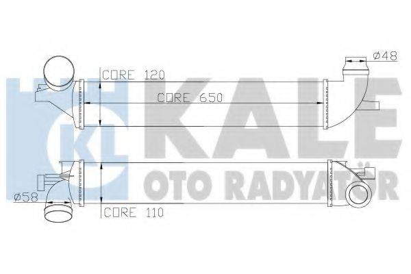 KALE OTO RADYATOR 348200 Интеркулер