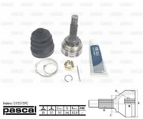 PASCAL G15015PC Шарнирный комплект, приводной вал