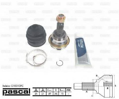 PASCAL G18010PC Шарнирный комплект, приводной вал