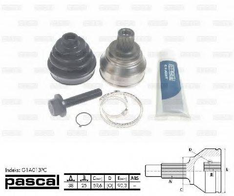 PASCAL G1A013PC Шарнирный комплект, приводной вал