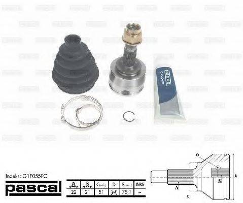 PASCAL G1F055PC Шарнирный комплект, приводной вал