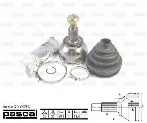 PASCAL G1M007PC Шарнирный комплект, приводной вал