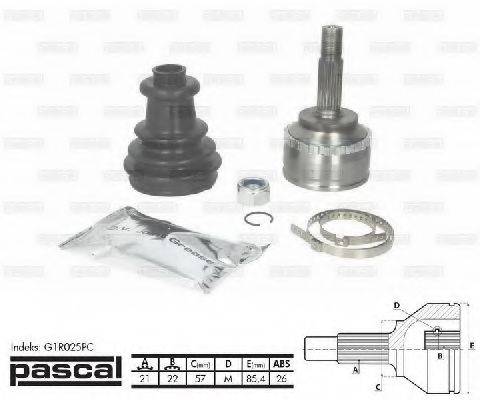 PASCAL G1R025PC Шарнирный комплект, приводной вал