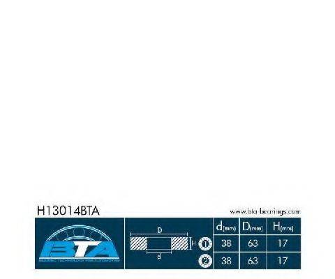 BTA H13014BTA Комплект подшипника ступицы колеса