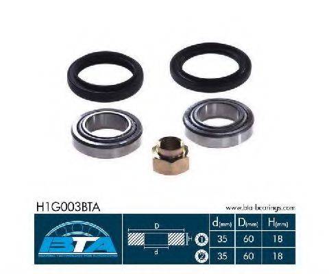 BTA H1G003BTA Комплект подшипника ступицы колеса