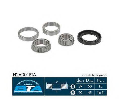BTA H2A001BTA Комплект подшипника ступицы колеса