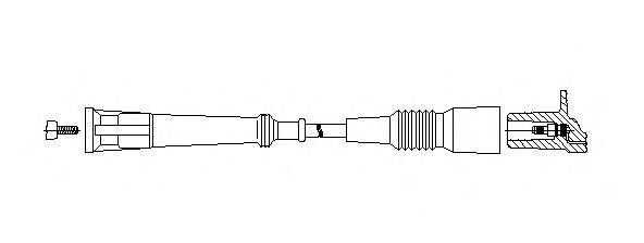 BREMI 12250 Провод зажигания