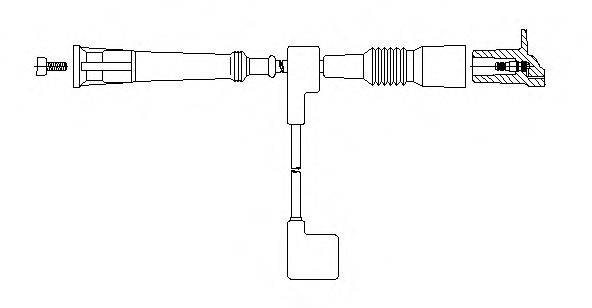 BREMI 12590 Провод зажигания