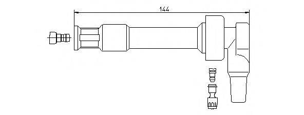 BREMI 132465 Вилка, свеча зажигания