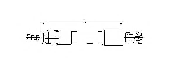 BREMI 13249A18 Вилка, свеча зажигания