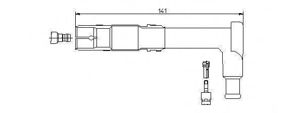 BREMI 132501 Вилка, свеча зажигания
