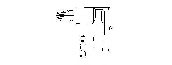 BREMI 13268A1 Вилка, распределитель зажигания