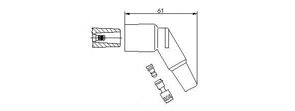 BREMI 13290A Вилка, катушка зажигания