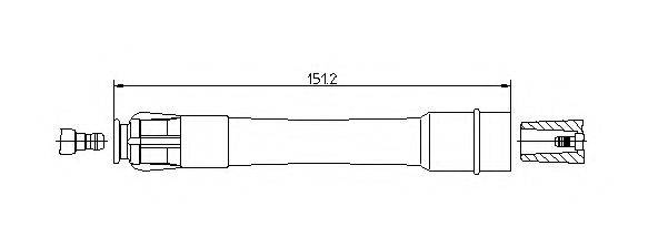 BREMI 13296A18 Вилка, свеча зажигания