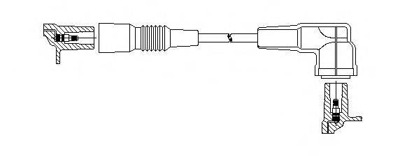 BREMI 13370 Провод зажигания