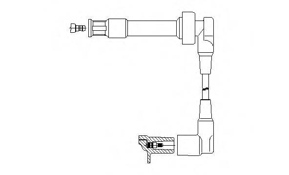 BREMI 135105 Провод зажигания
