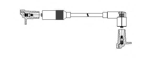 BREMI 18550 Провод зажигания
