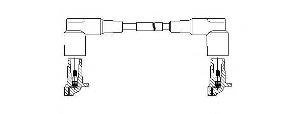 BREMI 1A07E25 Провод зажигания