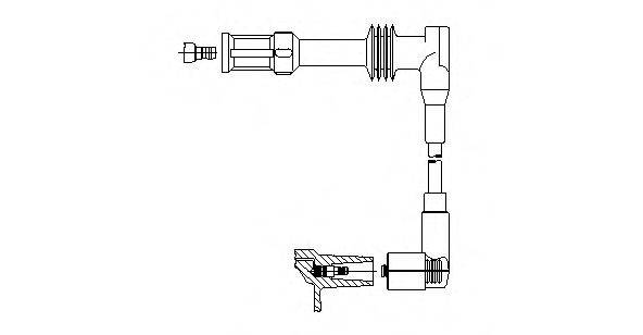 BREMI 1A0932 Провод зажигания