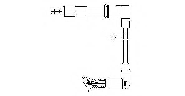 BREMI 1A1226 Провод зажигания