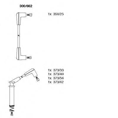 BREMI 300662 Комплект проводов зажигания