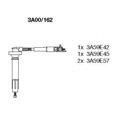 BREMI 3A00162 Комплект проводов зажигания