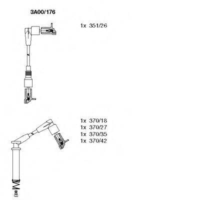 BREMI 3A00176 Комплект проводов зажигания