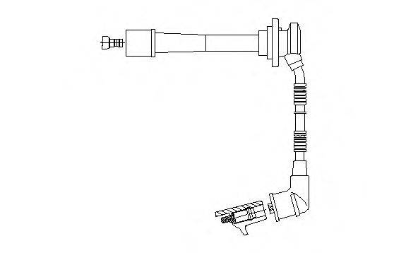 BREMI 3A57F50 Провод зажигания