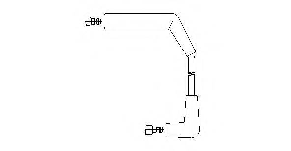 BREMI 3A6514 Провод зажигания