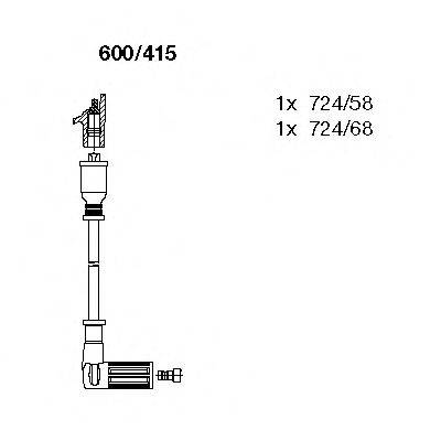 BREMI 600415 Комплект проводов зажигания