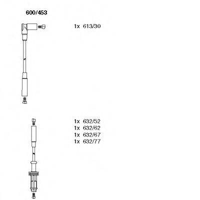 BREMI 600453 Комплект проводов зажигания