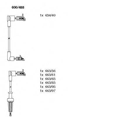 BREMI 600488 Комплект проводов зажигания