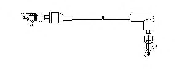 BREMI 61445 Провод зажигания